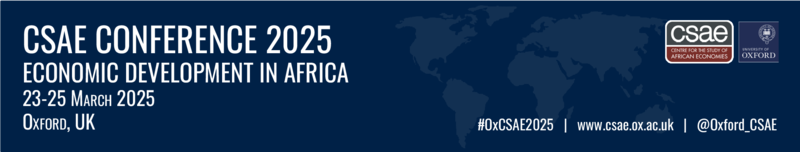 CSAE Conference 2025 graphic with navy blue background and CSAE logo