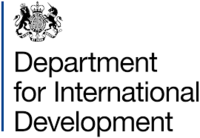 Logo for the UK Department for International Development