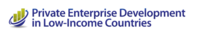 Private Enterprise Development in Low Income Countries Logo
